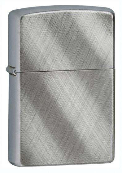 ��������� ZIPPO Classic � ��������� Brushed Chrome, ������/�����, �����������, �������, 36x12x56 ��