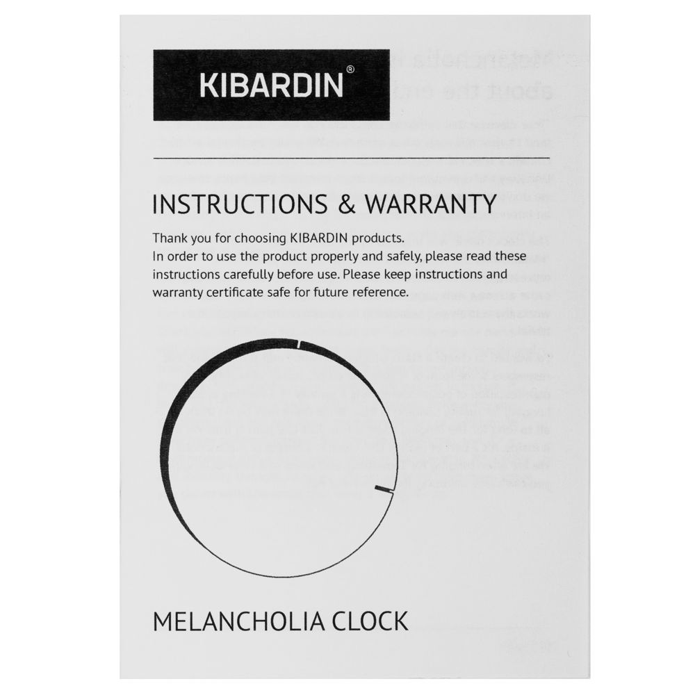 ���� ��������� Melancholia Clock, ������
