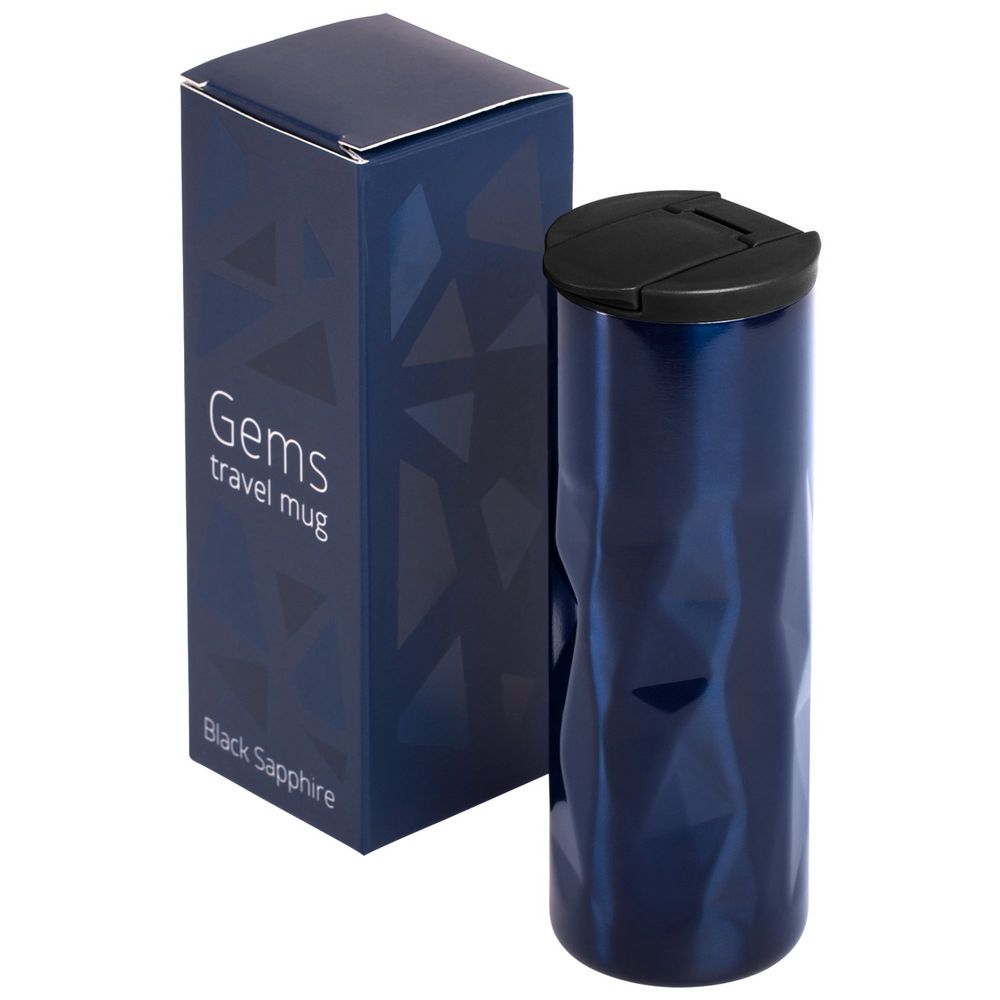Термокружка Gems Black Sapphire, черный сапфир